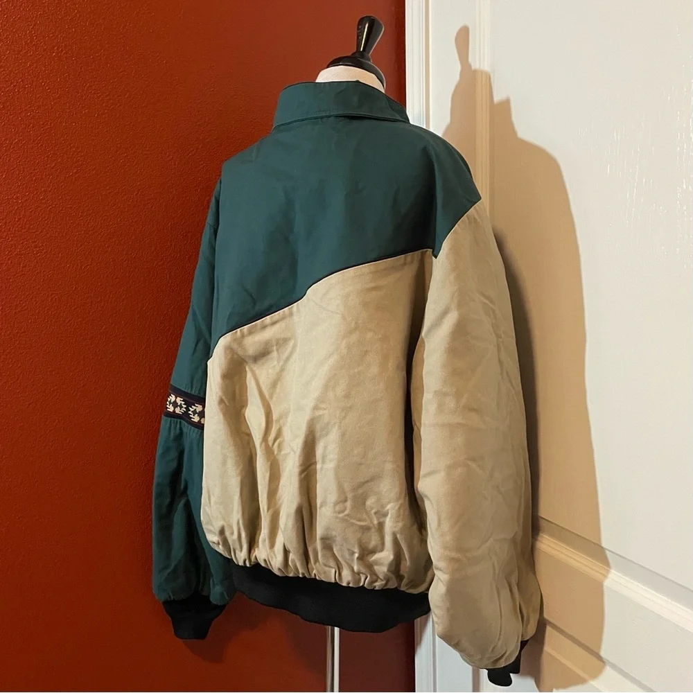 Western Frontier Men’s Vintage Aztec Blanket Lined USA Made Bomber‎ Jacket